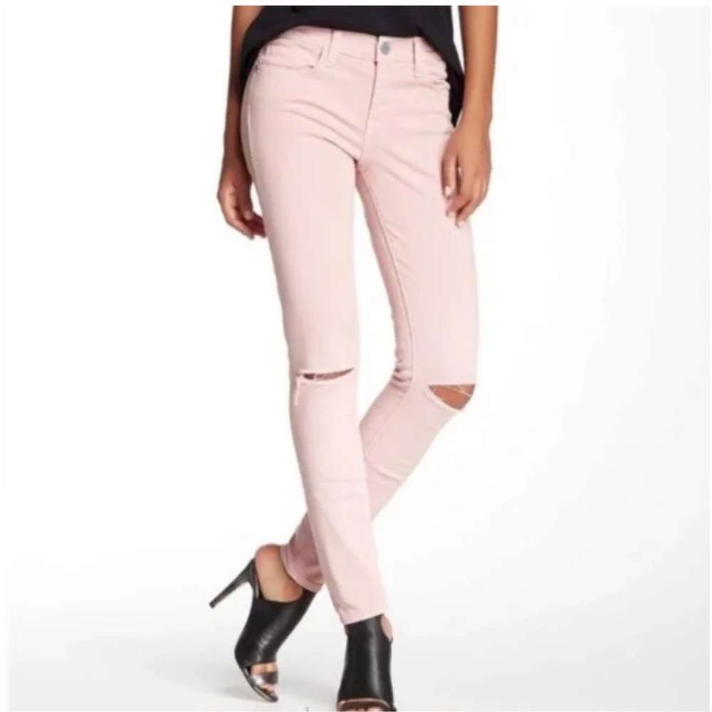 Rebecca Minkoff Thompson Twill Mid Rise Skinny Jeans